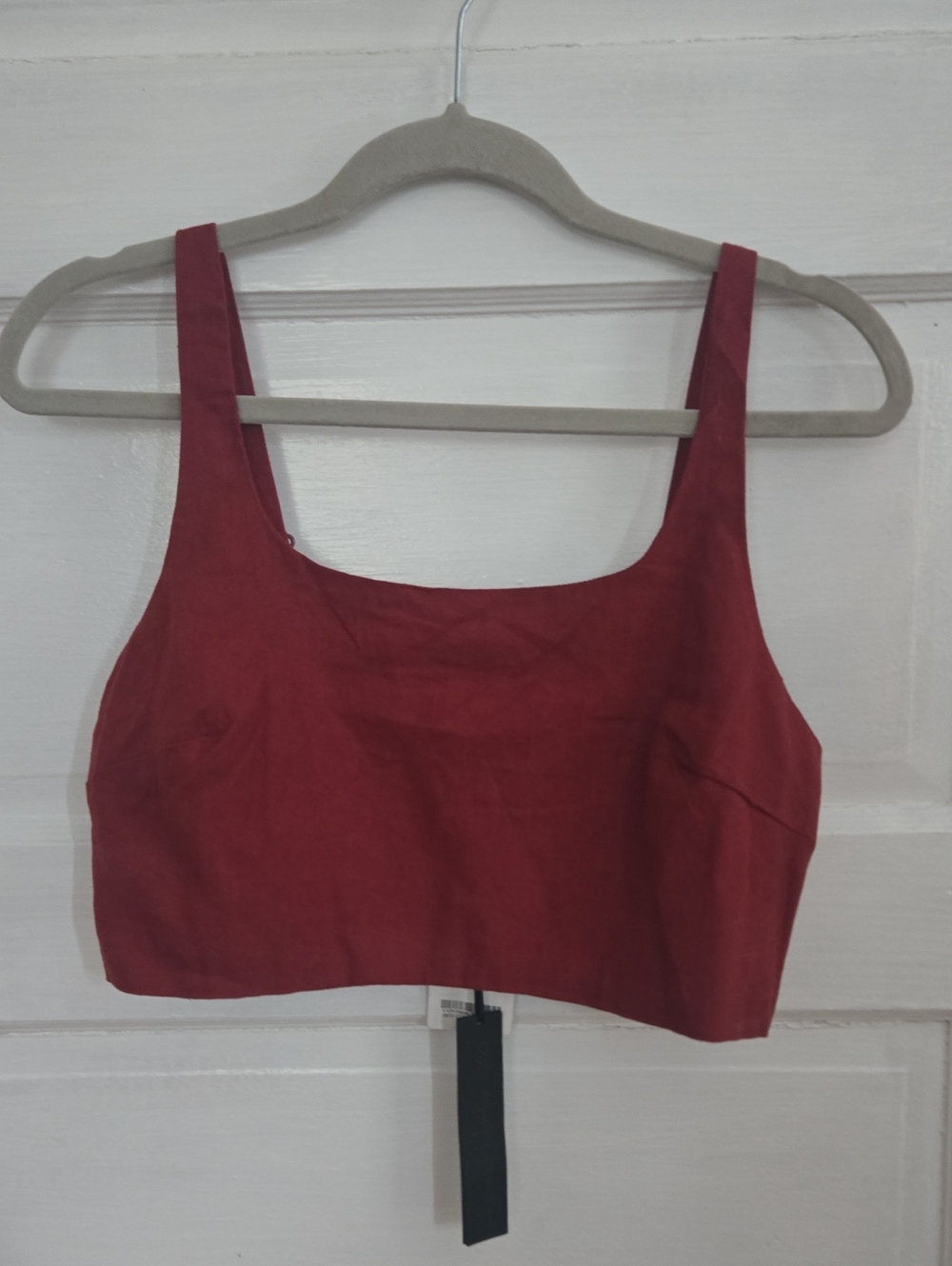 House of Harlow 1960 2-Piece Set Cropped Red Medium NWT